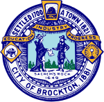 Seal of Brockton, Massachusetts